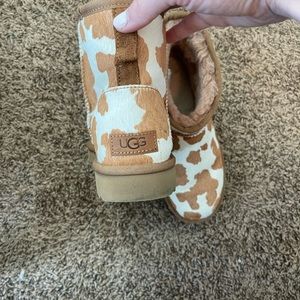 Women’s size 9 COW print UGGs
